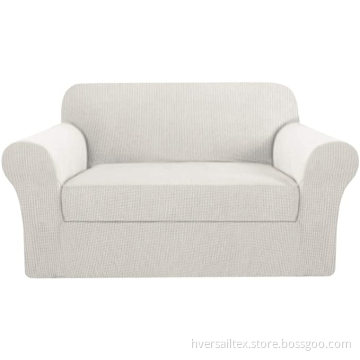 Skräddarsydda Twill Jacquard Sofföverdrag Textilier Möbler Basöverdrag Soffa Jacquard Slipcovers